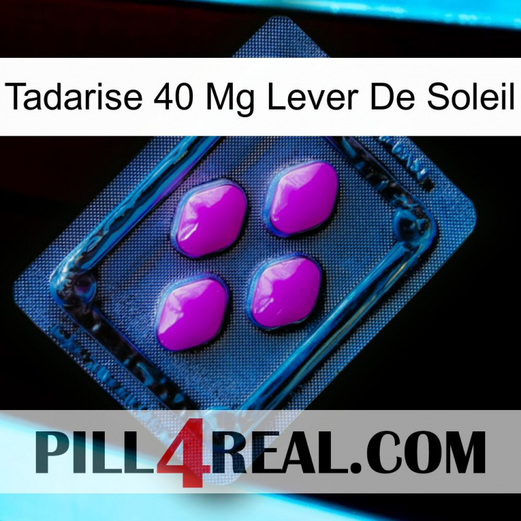 Tadarise 40 Mg Sunrise 04